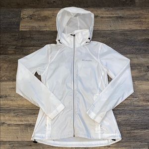 White Columbia Rain Jacket